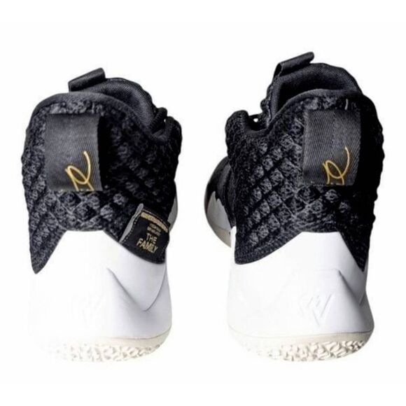 NIKE Air Jordan Why Not Zer0.2 "Black White" Sneakers Size 11.5 - Picture 4 of 8